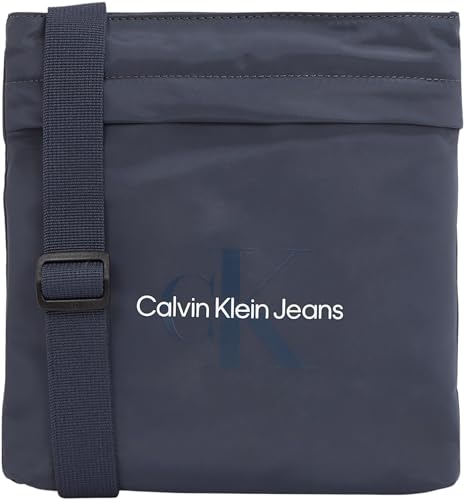 Calvin Klein Herren Umhängetasche Sport Essentials Flatpack mit Logo, Blau (Ombre Blue), Einheitsgröße von Calvin Klein