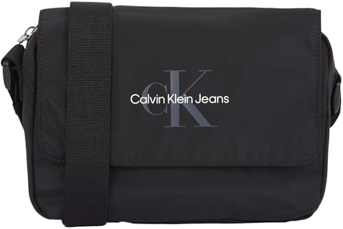 Calvin Klein Herren Umhängetasche Sport Essentials Flap mit Reißverschluss, Schwarz (Na Black), Einheitsgröße von Calvin Klein