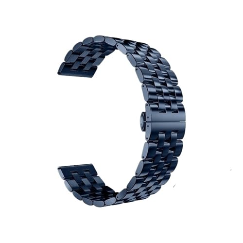 CKAKZTPTEV 20 mm 22 mm Schnellverschluss-Uhrenarmband aus Edelstahl for Herren und Damen, passend for die meisten herkömmlichen Uhrenarmbänder(Blue,22mm) von CKAKZTPTEV