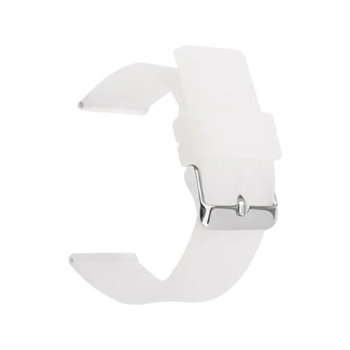 CKAKZTPTEV Ersatzarmband aus Silikon for Damen und Herren(Transparent color,BLACK BUCKLE_22MM) von CKAKZTPTEV