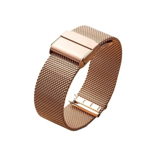 CKAKZTPTEV Mesh-Uhrenarmbänder sind for Männer und Frauen geeignet(Rose gold,16mm) von CKAKZTPTEV