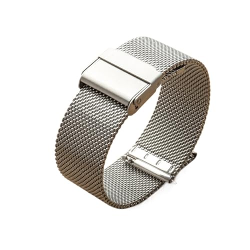 CKAKZTPTEV Mesh-Uhrenarmbänder sind for Männer und Frauen geeignet(Silver,12mm) von CKAKZTPTEV