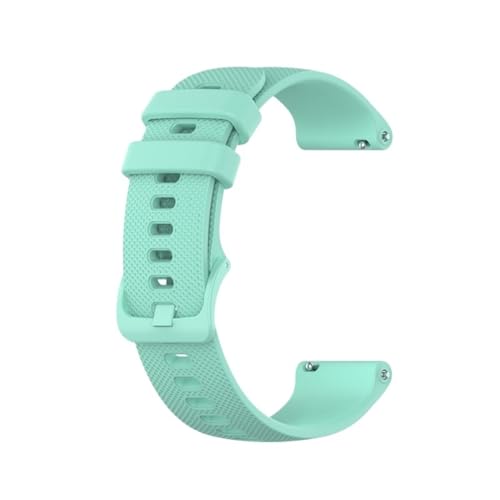 CKAKZTPTEV Schnellverschluss-Uhrenarmband aus Silikon for Herren und Damen(Cyan,20mm) von CKAKZTPTEV
