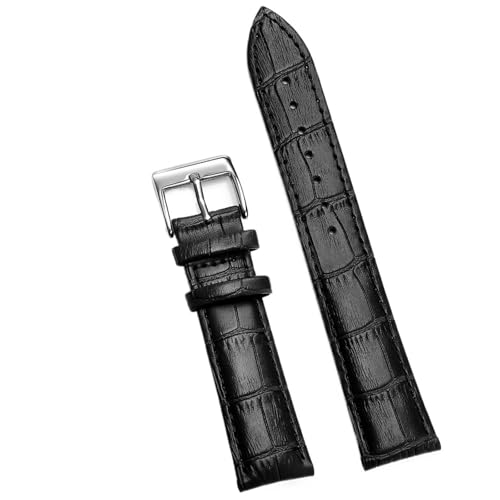 CKAKZTPTEV Universal-Ersatz-Uhrenarmband aus Leder for Männer und Frauen(Black 1,12mm) von CKAKZTPTEV