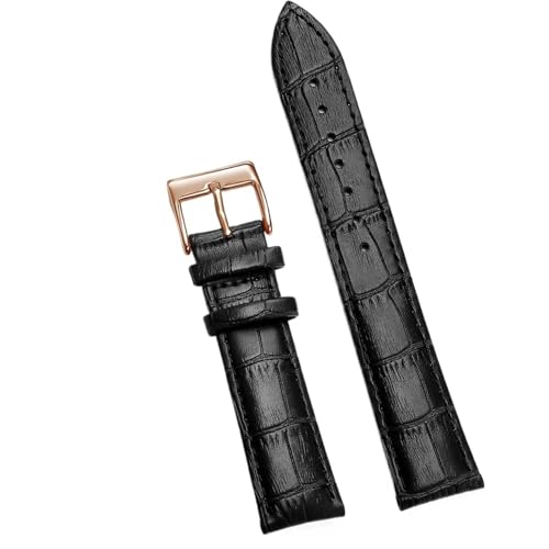 CKAKZTPTEV Universal-Ersatz-Uhrenarmband aus Leder for Männer und Frauen(Black 2,22mm) von CKAKZTPTEV
