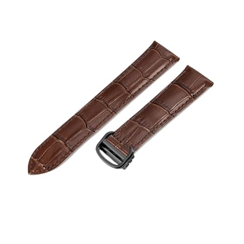 CKAKZTPTEV Universal-Ersatz-Uhrenarmband aus Leder for Männer und Frauen(Brown-Black,25mm) von CKAKZTPTEV