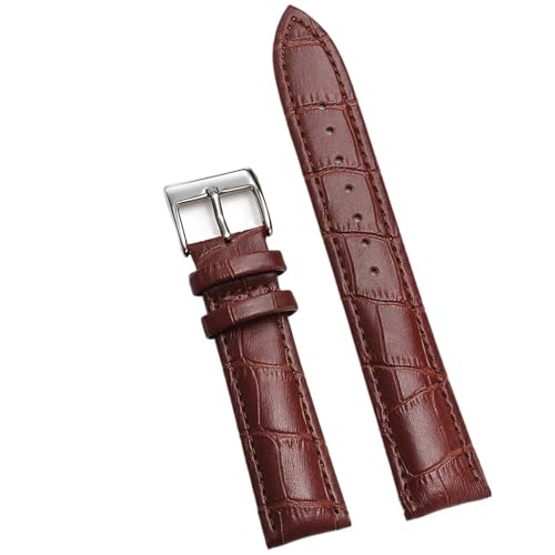 CKAKZTPTEV Universal-Ersatz-Uhrenarmband aus Leder for Männer und Frauen(Dark Brown 1,18mm) von CKAKZTPTEV
