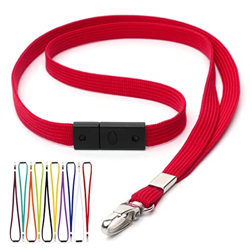 CKB LTD Rot Schlüsselband mit Sicherheitsverschluss Metall-Klipp Für Büro Mitarbeiter Besucher ID Ausweishalter Lanyards Schlüsselbänder Für Namensschilder Umhängebänder Packung mit Stk CKB LTD Rot Schlüsselband mit Sicherheitsverschluss Metall-Klipp Für Büro Mitarbeiter Besucher ID Ausweishalter Lanyards Schlüsselbänder Für Namensschilder Umhängebänder Packung mit Stk von CKB LTD