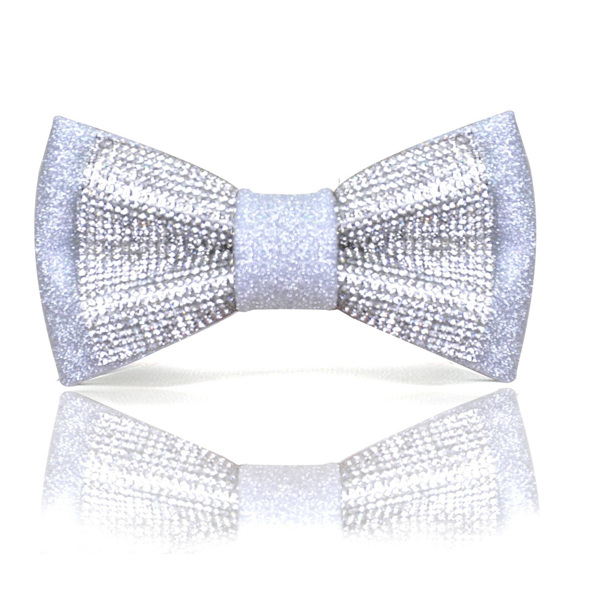 Silberne Fliege Mit Silbernen Strasssteinen | Glitzer Silber Fliege, Fertig Gebunden Ck Silberne Fliege Mit Silbernen Strasssteinen | Glitzer Silber Fliege, Fertig Gebunden Ck von CKBowTie