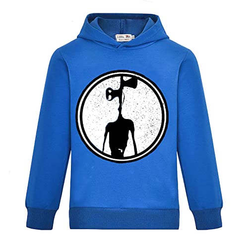Siren Hea-ds Merch Kinder Hoodie für Jungen und Mädchen Unisex Gamer Sweatshirt Hoodie Top Sportswear 3-13 Jahre, Blue01, 7-8 Jahre von CKCKTZ
