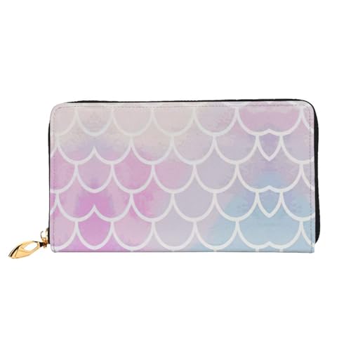 CKGODGF Bunte Geldbörse mit Meerjungfrauen-Schuppen-Druck, modische Ledergeldbörse für Damen und Herren, mit Reißverschluss, geeignet für Reisen CKGODGF Bunte Geldbörse mit Meerjungfrauen-Schuppen-Druck, modische Ledergeldbörse für Damen und Herren, mit Reißverschluss, geeignet für Reisen von CKGODGF