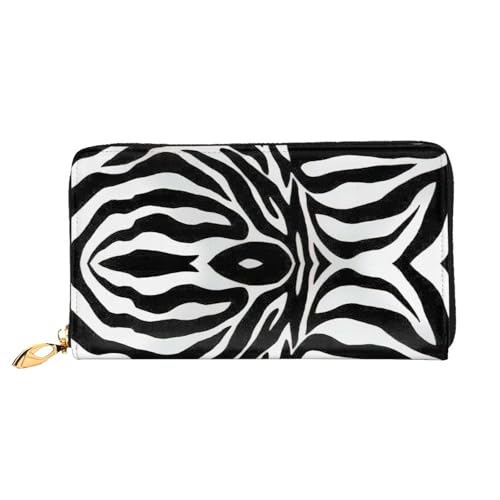 CKGODGF Modische Ledergeldbörse mit Zebramuster, lange Geldbörse für Damen und Herren, mit Reißverschluss, geeignet für Reisen CKGODGF Modische Ledergeldbörse mit Zebramuster, lange Geldbörse für Damen und Herren, mit Reißverschluss, geeignet für Reisen von CKGODGF