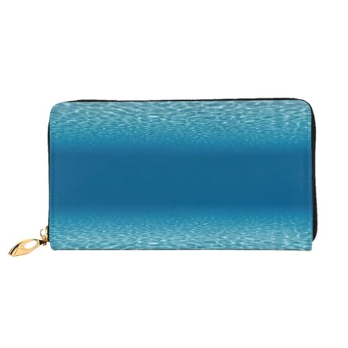 CKGODGF Modische Ledergeldbörse mit ruhigem Wasserdruck, lange Geldbörse für Damen und Herren, mit Reißverschluss, geeignet für Reisen CKGODGF Modische Ledergeldbörse mit ruhigem Wasserdruck, lange Geldbörse für Damen und Herren, mit Reißverschluss, geeignet für Reisen von CKGODGF