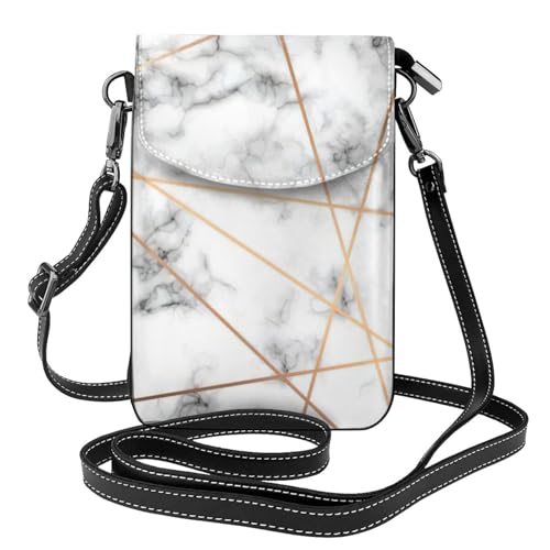 CKGODGF Stilvolle Leder-Umhängetasche mit Marmoriertextur, perfekt für Reisen und den täglichen Gebrauch, kompakt und funktional CKGODGF Stilvolle Leder-Umhängetasche mit Marmoriertextur, perfekt für Reisen und den täglichen Gebrauch, kompakt und funktional von CKGODGF