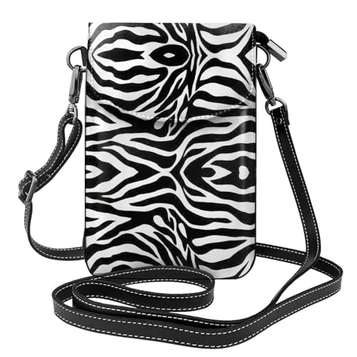 CKGODGF Stilvolle Leder-Umhängetasche mit Zebramuster, perfekt für Reisen und den täglichen Gebrauch, kompakt und funktional CKGODGF Stilvolle Leder-Umhängetasche mit Zebramuster, perfekt für Reisen und den täglichen Gebrauch, kompakt und funktional von CKGODGF