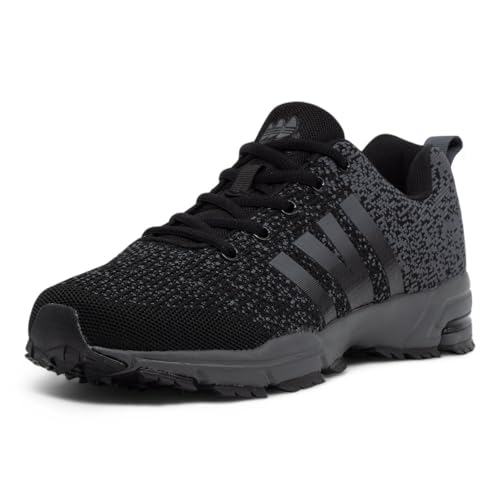 CKK Herren Laufschuhe Leicht Sportschuhe Atmungsaktive Traillaufschuhe Rutschsichere Turnschuhe, Schwarz 45 CKK Herren Laufschuhe Leicht Sportschuhe Atmungsaktive Traillaufschuhe Rutschsichere Turnschuhe, Schwarz 45 von CKK