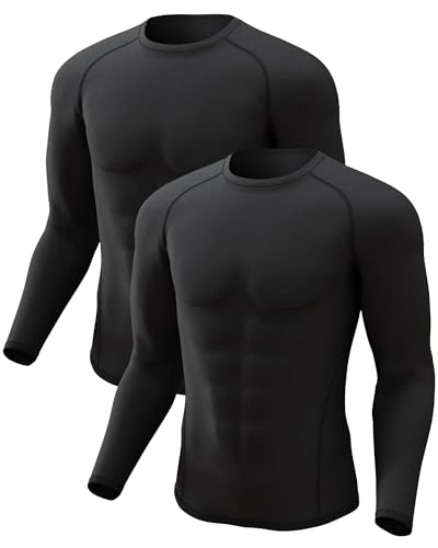 CL convallaria 2er Stück Thermounterwäsche Unterhemd Herren Thermo Oberteil Innenfleece Funktionsunterwäsche Thermoshirt Langarm CL convallaria 2er Stück Thermounterwäsche Unterhemd Herren Thermo Oberteil Innenfleece Funktionsunterwäsche Thermoshirt Langarm von CL convallaria