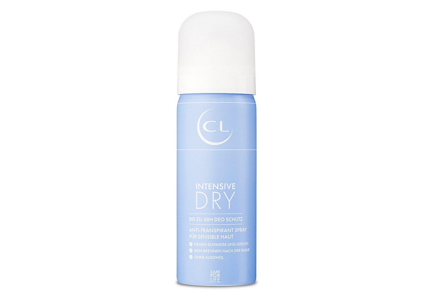 CL Deo-Spray Deo Antitranspirant Spray Herren & Damen Mini 50 ml Intensive Dry, 1-tlg. von CL