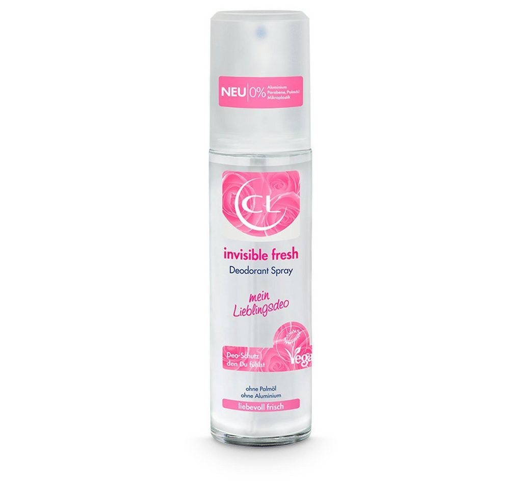 CL Deo-Zerstäuber invisible fresh Deodorant Spray mit langanhaltendem Duft - 75 ml, 1-tlg. von CL