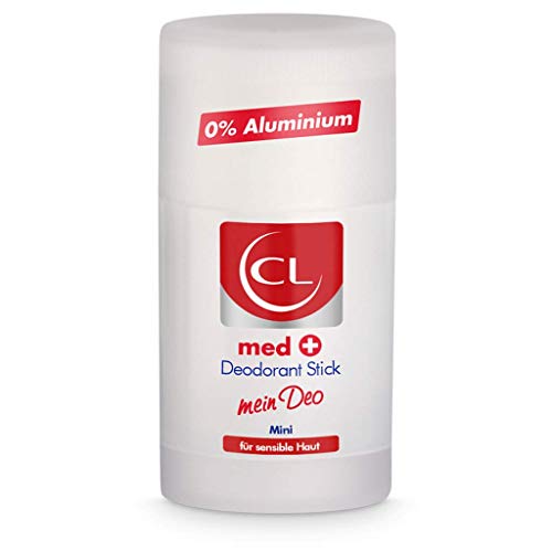 CL med + Deodorant Stick für sensible Haut - 25 ml Deo Stick ohne Aluminium & Zink bietet aktiven Schutz & sanfte Pflege - Deo Herren & Damen - Deostick Männer & Frauen von CL