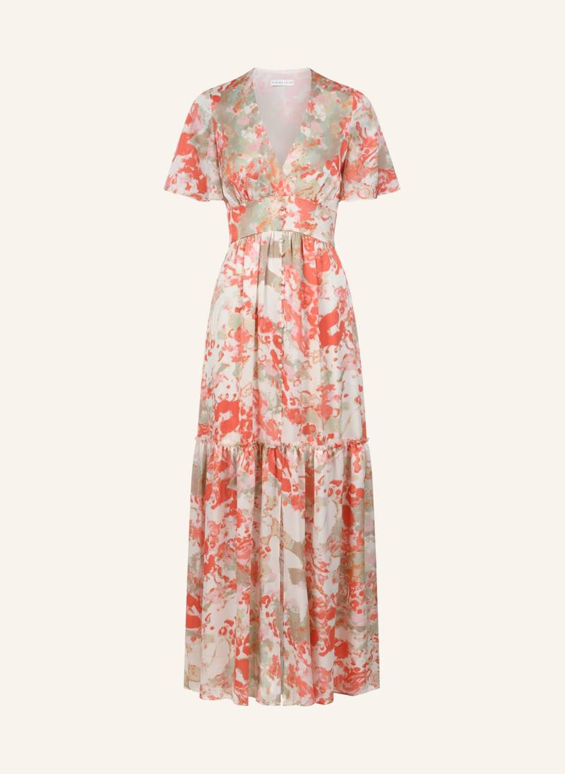 Claire Luise Bedrucktes Wickelkleid orange von CLAIRE LUISE