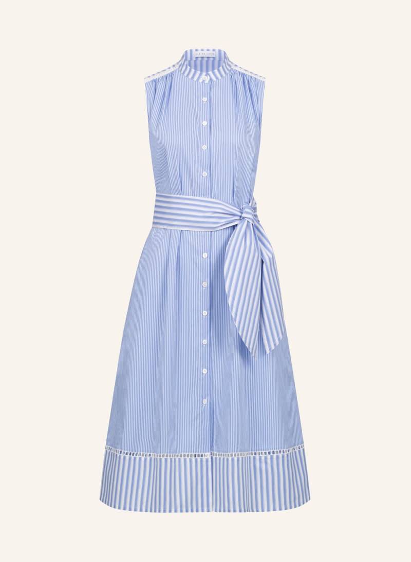 Claire Luise Hemdkleid Mit Taillenband blau von CLAIRE LUISE