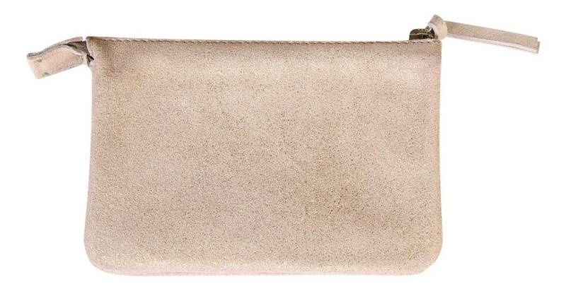 CLAIREFONTAINE Handtasche 4x Kleine Tasche aus Leder 13x9cm Gold 400041C, LEDER TASCHEN & LEDERWAREN von CLAIREFONTAINE