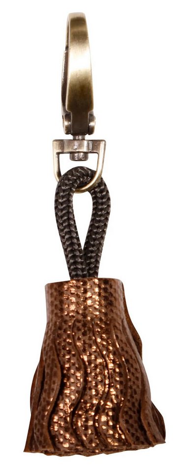 CLAIREFONTAINE Schlüsselanhänger 2x KLEO-PATHRA Schlüsselanhänger Leder 4x2,5cm bronze 410063C von CLAIREFONTAINE