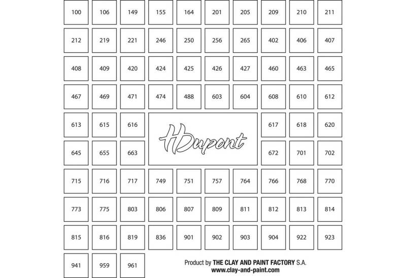 HDupont Seidenschal Vorkonturierte Farbtafel für die Farben 90x90cm Weiß DUPNUAHD501C, H DUPONT HDupont Seidenschal Vorkonturierte Farbtafel für die Farben 90x90cm Weiß DUPNUAHD501C, H DUPONT von HDupont