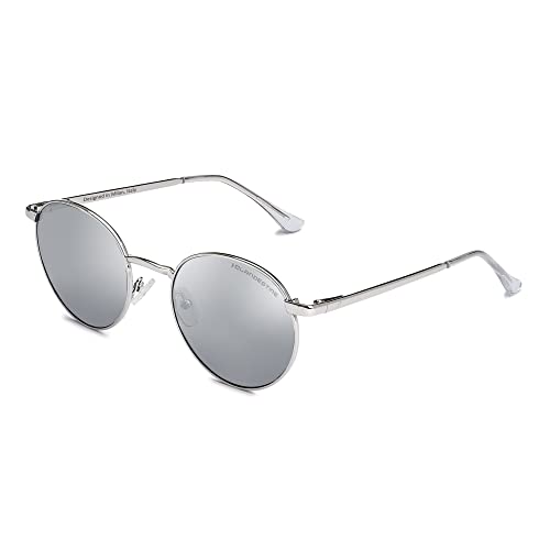 CLANDESTINE - Orbita 11 - Sonnebrille für Herren und Damen - Silberne Nylon Gläser und Stahlrahmen - Silver - One Size - 135 mm x 49 mm von CLANDESTINE