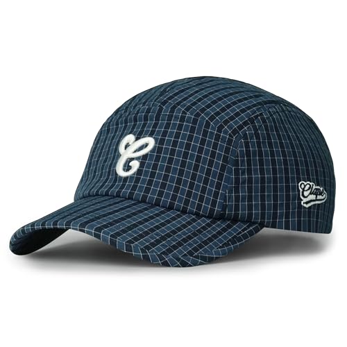 CLAPE 5 Panel Baseball Cap Basecap Herren Damen Schnell Trocknend Baseballkappe Karierte Sonnenhut Verstellbar Klassisch Gebogene Krempe Outdoor Sport Cap Blau Blue BSAC2569 CLAPE 5 Panel Baseball Cap Basecap Herren Damen Schnell Trocknend Baseballkappe Karierte Sonnenhut Verstellbar Klassisch Gebogene Krempe Outdoor Sport Cap Blau Blue BSAC2569 von CLAPE