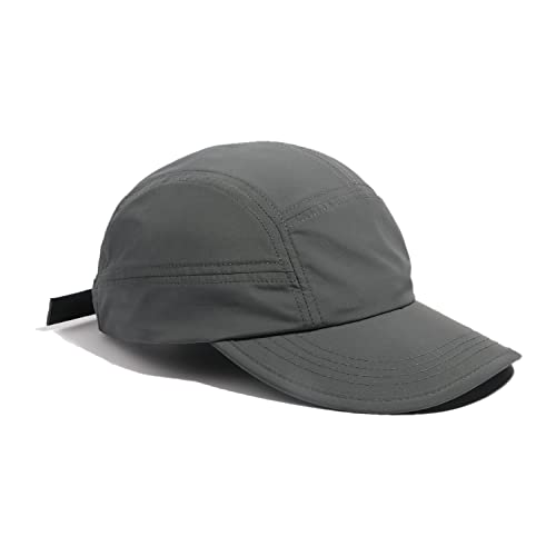 CLAPE 5 Panel Baseball Cap Schnelltrocknend Basecap UV Schutz Sport Kappe Quick Dry Running Cap Outdoor Sun Cap Unstructured Hats von CLAPE