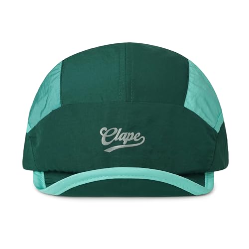 CLAPE 5 Panel Cap Running Short Brim Baseball Cap SchnellTrocknend Leicht Wasserabweisend Sport Hat Herren Damen Baseballkappe mit Weicher Krempe Radmütze Laufkappe Cycling DeepGreen BSSD2566 CLAPE 5 Panel Cap Running Short Brim Baseball Cap SchnellTrocknend Leicht Wasserabweisend Sport Hat Herren Damen Baseballkappe mit Weicher Krempe Radmütze Laufkappe Cycling DeepGreen BSSD2566 von CLAPE