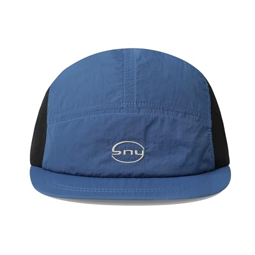 CLAPE 5 Panel Cap Short Brim Baseball Cap Flache Mütze Trocknend Mesh Cap Atmungsaktiv Running Sport Kappe Sommer Basecap Kurzer Schirm Blau Blue BSSP2559 CLAPE 5 Panel Cap Short Brim Baseball Cap Flache Mütze Trocknend Mesh Cap Atmungsaktiv Running Sport Kappe Sommer Basecap Kurzer Schirm Blau Blue BSSP2559 von CLAPE