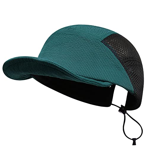 CLAPE 5 Panel Mesh Baseball Cap Schnelltrocknend Basecap mit Kurzem Schirm Atmungsaktive Sport Kappe UV Schutz Sommer Kappe Herren Damen von CLAPE