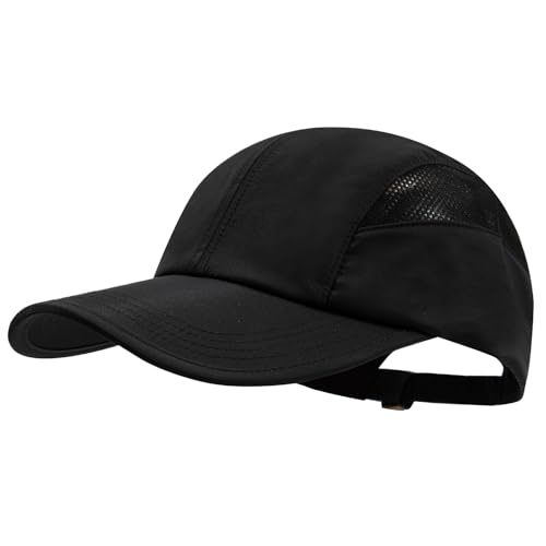 CLAPE Atmungsaktiv Mesh Sport Cap Moisture Wicking Running Cap Schnelltrocknend Baseballkappe Sommer Cap Unstructured UV Schutz Kappe von CLAPE
