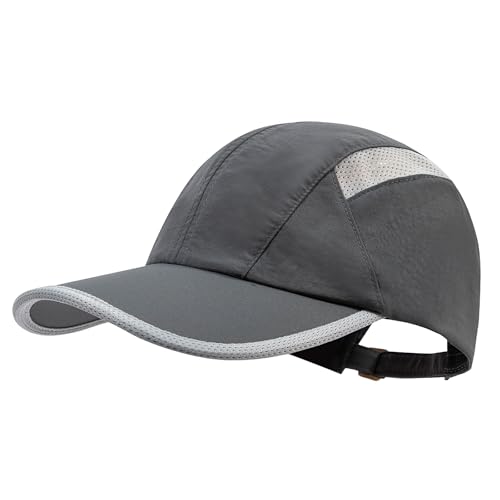 CLAPE Atmungsaktiv Sport Cap Herren Damen Sommer Mesh Running Cap UV Schutz Basecap Wasserdicht Schildkappe Unstructured Leicht Sunscreen Cap von CLAPE
