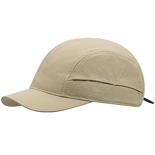 CLAPE Baseball Cap Kurzer Schirm 5 Panel Basecap Herren Wasserdicht Sport Kappe Low Profile Dad Cap Fitted Cap Atmungsaktiv Cycling Cap von CLAPE