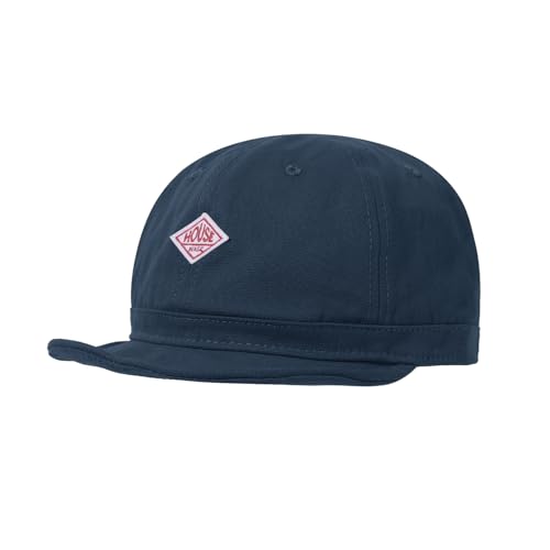 CLAPE Cotton Cap Kurzer Schirm Vintage Basecap Verstellbar Sport Cappy Trucker Cap Classic Dad Hat UPF50+ Leicht Sun Hat NavyBlue BB5 von CLAPE