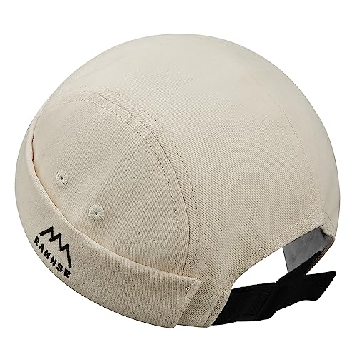 CLAPE Cotton Dockercap 5 Panel Cap Ohne Schirm Stickerei Dockermütze Rollmütze Fischermütze UV-Schutz Beanie Watch Hat Skullcap von CLAPE