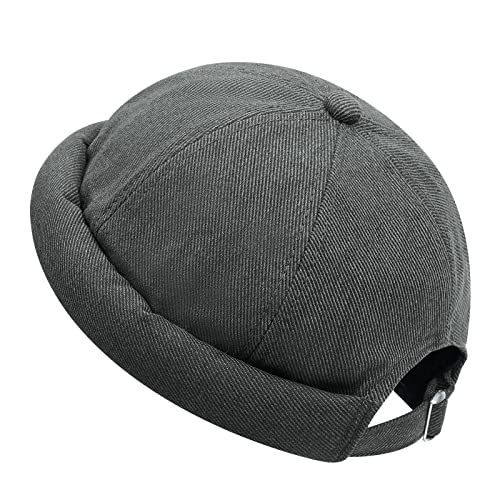 CLAPE Docker-Cap Ohne Schirm Cotton Brimless Hat Seemannskappe Docker Beanie Kappe für Männer und Frauen Rollrandmütze Herrenmütze von CLAPE