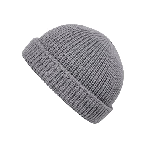 CLAPE Fisherman Beanie Herren Docker Mütze Damen Retro Strickmütze Weich Warm Wintermütze Trawler Beanie Watch Hat von CLAPE