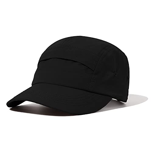 CLAPE Herren 5 Panel Cap Quick Dry Baseball Cap Wasserdicht Outdoor Sport Cappy Unstructured Dad Hat Atmungsaktive Schildkappe von CLAPE