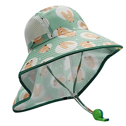CLAPE Kinder Breite Krempe Fischerhut UV-Schutz Baby Hut Mesh Sonnenhut Atmungsaktiv Sommer Hut mit Kinnriemen Niedlich Eimer Hüte CLAPE Kinder Breite Krempe Fischerhut UV-Schutz Baby Hut Mesh Sonnenhut Atmungsaktiv Sommer Hut mit Kinnriemen Niedlich Eimer Hüte von CLAPE
