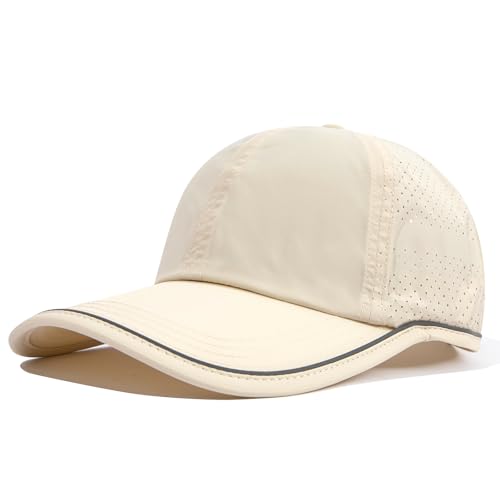 CLAPE Mesh Baseball Cap Schnelltrocknend Basecap Herren Moisture Wicking Sport Kappe Atmungsaktiv Leichte Lauf Cap Quick Dry Running Hat von CLAPE
