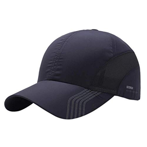 CLAPE Quick Dry Running Cap Sommer Mesh Kappe Herren Damen Atmungsaktiv Leicht Basecap Sonnenschutz Baseballkappe von CLAPE