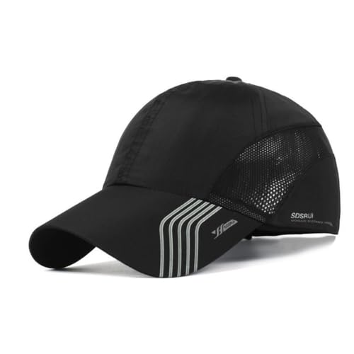 CLAPE Schnelltrocknend Basecap Herren Atmungsaktiv Mesh Sport Kappe Unstructured Running Hat UV Schutz Schildkappe Leicht Laufkappe von CLAPE