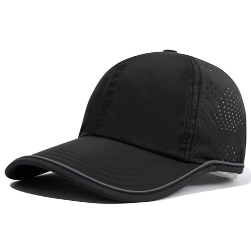 CLAPE Schnelltrocknend Sommer Kappe Atmungsaktive Sport Basecap Mesh Laufkappe Moisture Wicking Baseball Cap Leichte Outdoor Schildkappe von CLAPE