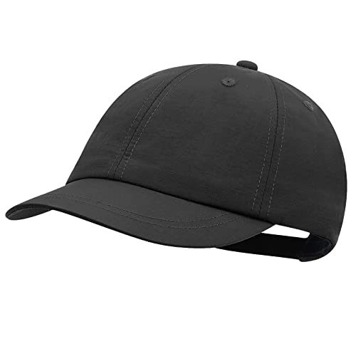 CLAPE Short Brim Baseball Cap Wasserdicht Kappe Herren Damen Low Profile Basecap UV-Schutz Outdoor Kappe Verstellbar Trucker Cap Anti Sweat Cycling Cap von CLAPE