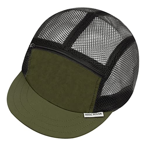 CLAPE Sommer Cap Herren Damen Mesh Baseball Cap 5 Panel Short Brim Basecap Leichtgewicht Trucker Cap Verstellbar Sport Cappy Cooling Cycling Cap von CLAPE